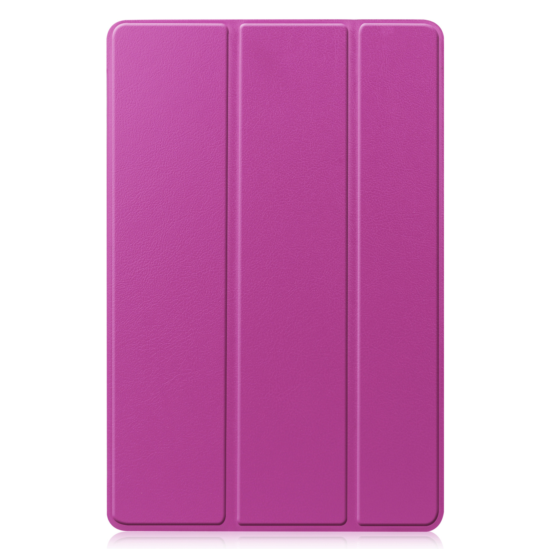 Nomfy Hoes Geschikt voor Samsung Galaxy Tab S8 Ultra Hoes Tri-fold Tablet Hoesje Case - Hoesje Geschikt voor Samsung Tab S8 Ultra Hoesje Hardcover Bookcase - Paars
