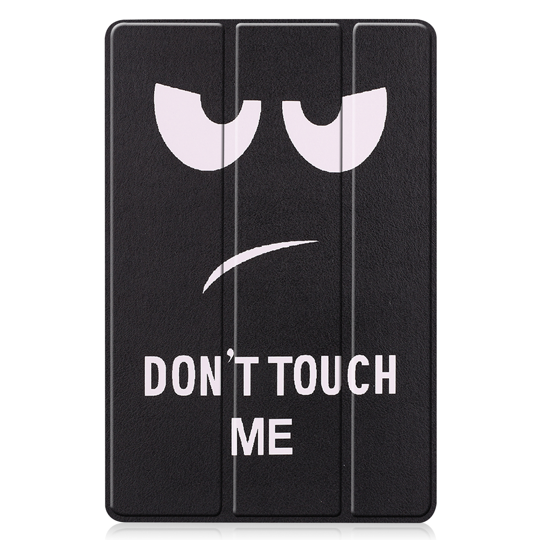 Nomfy Hoes Geschikt voor Samsung Galaxy Tab S8 Ultra Hoes Tri-fold Tablet Hoesje Case - Hoesje Geschikt voor Samsung Tab S8 Ultra Hoesje Hardcover Bookcase - Don't Touch Me