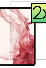 NoXx Screenprotector Geschikt voor Samsung Galaxy Tab S8 Ultra Screenprotector Bescherm Glas Screen Protector - 3x