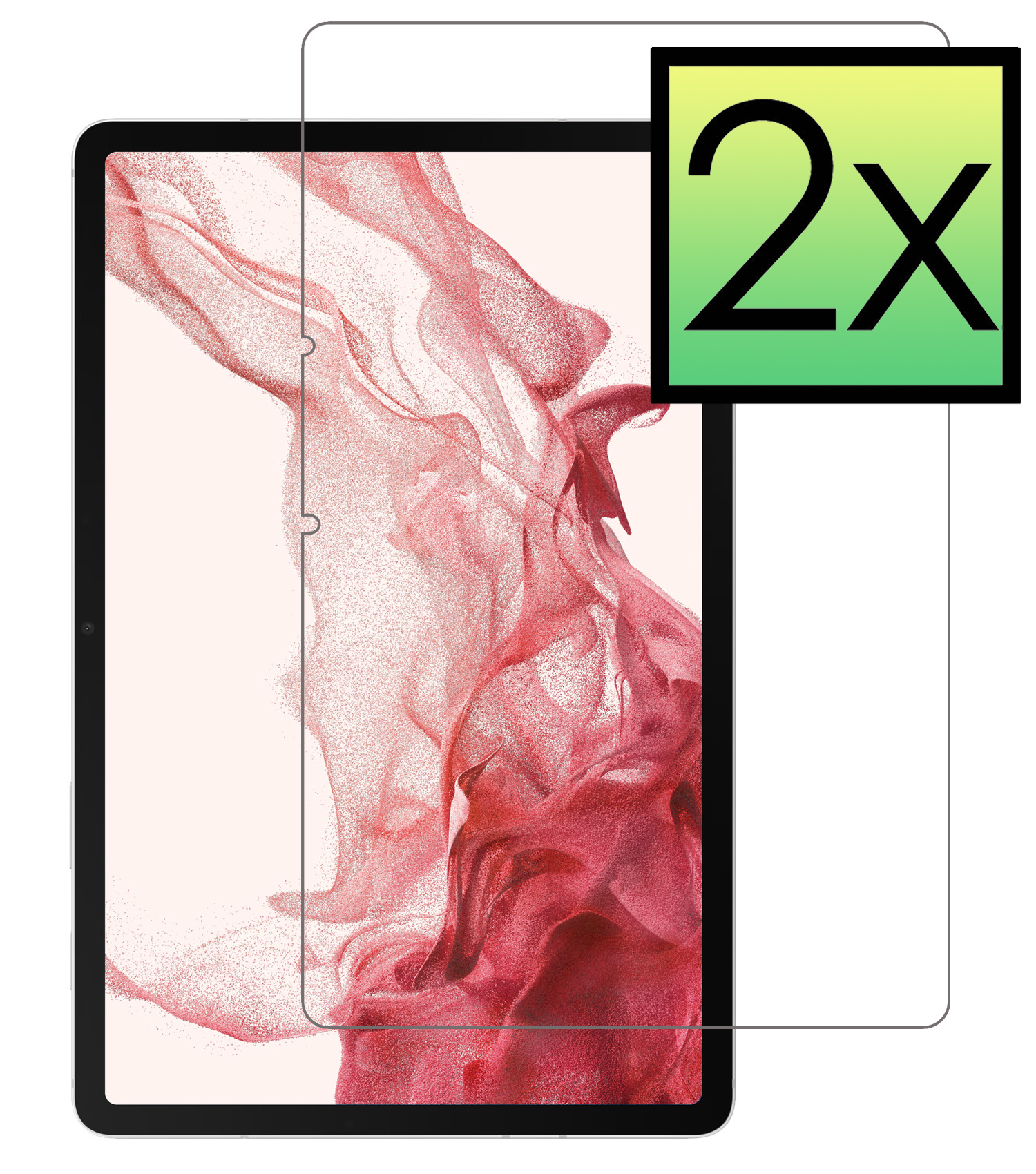 NoXx Screenprotector Geschikt voor Samsung Galaxy Tab S8 Ultra Screenprotector Bescherm Glas Screen Protector - 3x
