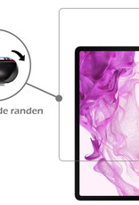 Nomfy Hoes Geschikt voor Samsung Galaxy Tab S8 Ultra Hoes Tri-fold Tablet Hoesje Case Met Screenprotector - Hoesje Geschikt voor Samsung Tab S8 Ultra Hoesje Hardcover Bookcase - Rood