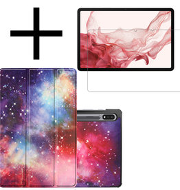 NoXx NoXx Samsung Galaxy Tab S8 Ultra Hoes Met Screenprotector - Galaxy