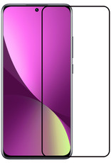 Nomfy Screenprotector Geschikt voor Xiaomi 12 Screenprotector Bescherm Glas - Screenprotector Geschikt voor Xiaomi 12 Screen Protector Tempered Glass Full Screen Full Cover