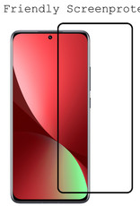 BASEY. Screenprotector Geschikt voor Xiaomi 12X Screenprotector Beschermglas Full Cover - Screenprotector Geschikt voor Xiaomi 12X Screen Protector Full Cover - 2 Stuks