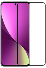 Nomfy Screenprotector Geschikt voor Xiaomi 12X Screenprotector Bescherm Glas - Screenprotector Geschikt voor Xiaomi 12X Screen Protector Tempered Glass Full Screen Full Cover