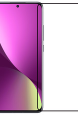 Nomfy Screenprotector Geschikt voor Xiaomi 12X Screenprotector Bescherm Glas - Screenprotector Geschikt voor Xiaomi 12X Screen Protector Tempered Glass Full Screen Full Cover - 2 PACK