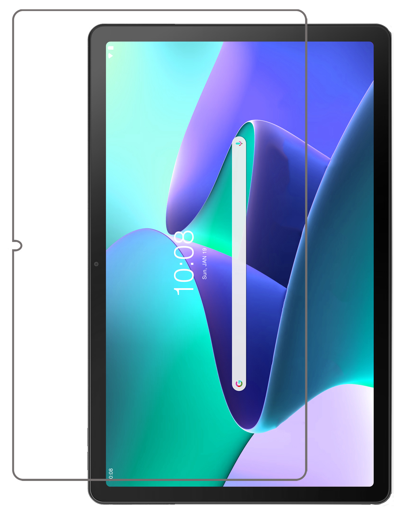BASEY. Screenprotector Geschikt voor Lenovo Tab M10 Plus 3rd Gen Screenprotector Tempered Glass - Screenprotector Geschikt voor Lenovo Tab M10 Plus (3e Gen) Screen Protector Beschermglas