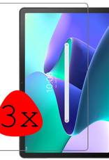 BASEY. Screenprotector Geschikt voor Lenovo Tab M10 Plus 3rd Gen Screenprotector Tempered Glass - Screenprotector Geschikt voor Lenovo Tab M10 Plus (3e Gen) Screen Protector Beschermglas - 3 Stuks