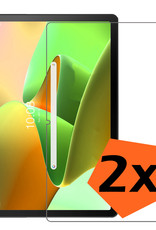 Nomfy Screenprotector Geschikt voor Lenovo Tab M10 Plus 3rd Gen Screenprotector Bescherm Glas - Screen Protector Geschikt voor Lenovo Tab M10 Plus (3e Gen) Screenprotector Tempered Glass - 2 PACK