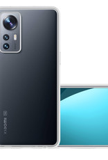 NoXx Hoes Geschikt voor Xiaomi 12 Hoesje Cover Siliconen Back Case Hoes - Transparant