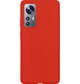 Nomfy Nomfy Xiaomi 12 Hoesje Siliconen - Rood