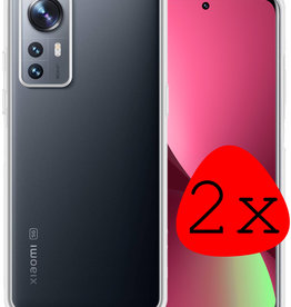 BASEY. BASEY. Xiaomi 12 Hoesje Siliconen - Transparant - 2 PACK