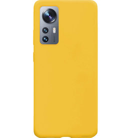 Nomfy Nomfy Xiaomi 12X Hoesje Siliconen - Geel
