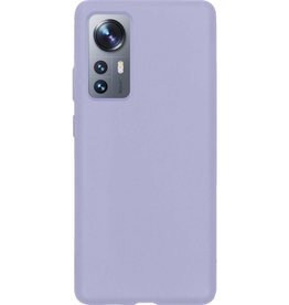 Nomfy Nomfy Xiaomi 12X Hoesje Siliconen - Lila