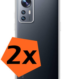 Nomfy Nomfy Xiaomi 12 Pro Hoesje Shockproof - Transparant - 2 PACK