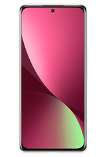 BASEY. Hoes Geschikt voor Xiaomi 12 Pro Hoesje Siliconen Back Cover Case - Hoesje Geschikt voor Xiaomi 12 Pro Hoes Cover Hoesje - Wit