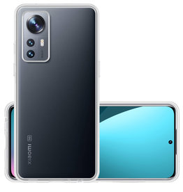 NoXx NoXx Xiaomi 12 Pro Hoesje Siliconen - Transparant