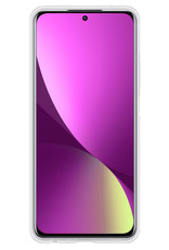 Nomfy Hoesje Geschikt voor Xiaomi 12 Pro Hoesje Siliconen Cover Case - Hoes Geschikt voor Xiaomi 12 Pro Hoes Back Case - 2-PACK - Transparant