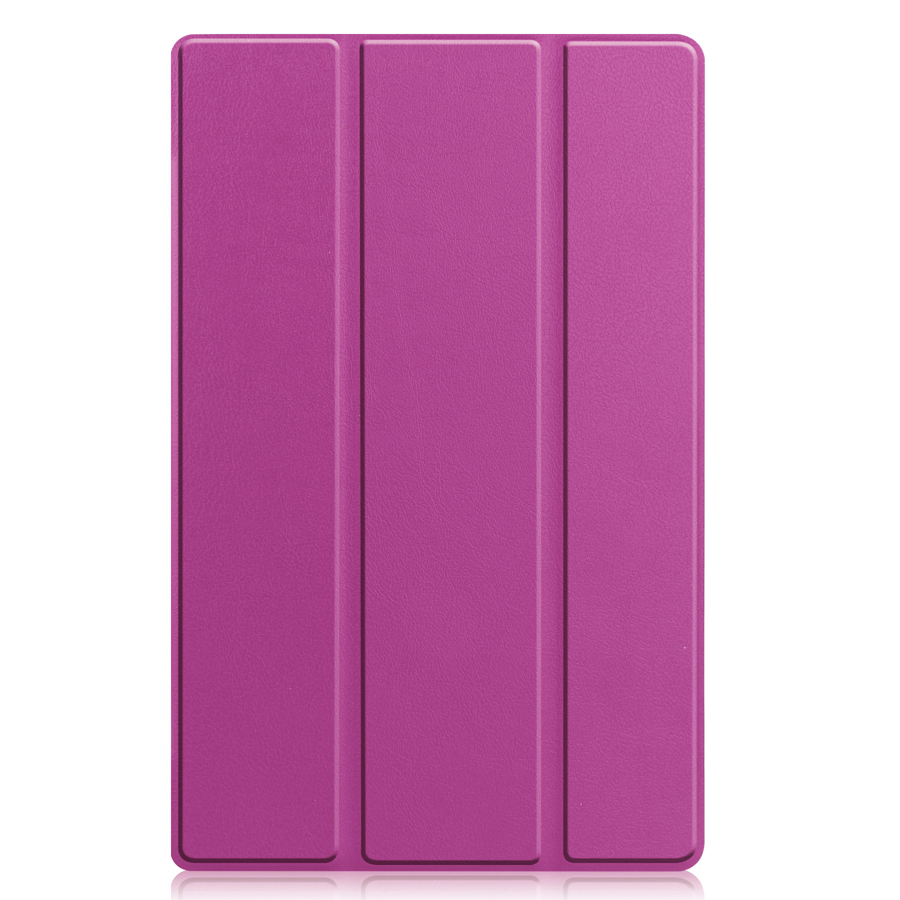 Nomfy Hoes Geschikt voor Lenovo Tab M10 Plus 3rd Gen Hoes Tri-fold Tablet Hoesje Case - Hoesje Geschikt voor Lenovo Tab M10 Plus (3e Gen) Hoesje Hardcover Bookcase - Paars