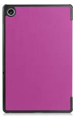 Nomfy Hoes Geschikt voor Lenovo Tab M10 Plus 3rd Gen Hoes Tri-fold Tablet Hoesje Case - Hoesje Geschikt voor Lenovo Tab M10 Plus (3e Gen) Hoesje Hardcover Bookcase - Paars