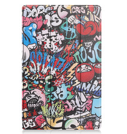 Nomfy Nomfy Lenovo Tab M10 Plus (3e generatie) Hoes - Graffity