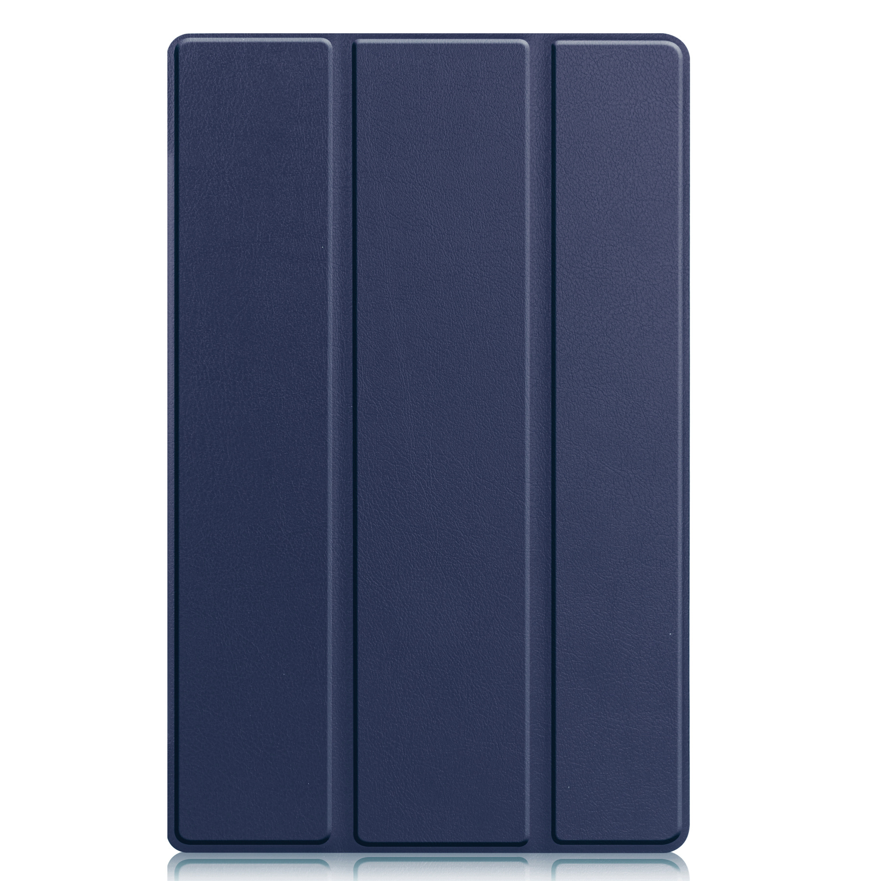 Nomfy Hoes Geschikt voor Lenovo Tab M10 Plus 3rd Gen Hoes Tri-fold Tablet Hoesje Case - Hoesje Geschikt voor Lenovo Tab M10 Plus (3e Gen) Hoesje Hardcover Bookcase - Donkerblauw