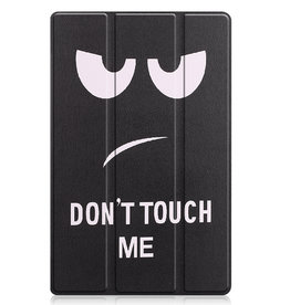 Nomfy Nomfy Lenovo Tab M10 Plus (3e generatie) Hoes - Don't touch me