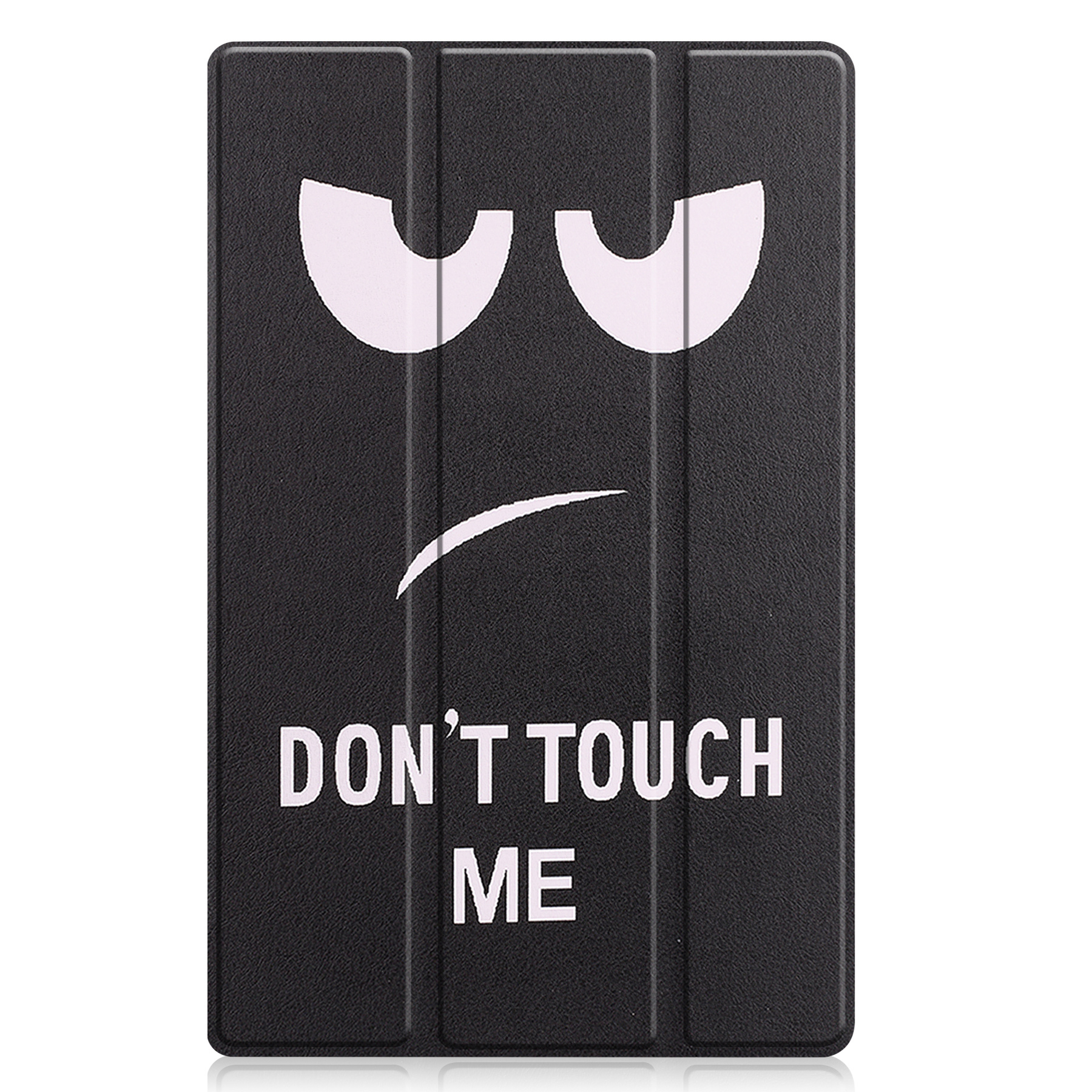 Nomfy Lenovo Tab M10 Plus Hoesje (3e generatie) Book Case Don't Touch Me - Lenovo Tab M10 Plus (Gen 3) Hoes Hardcover Hoesje Don't Touch Me