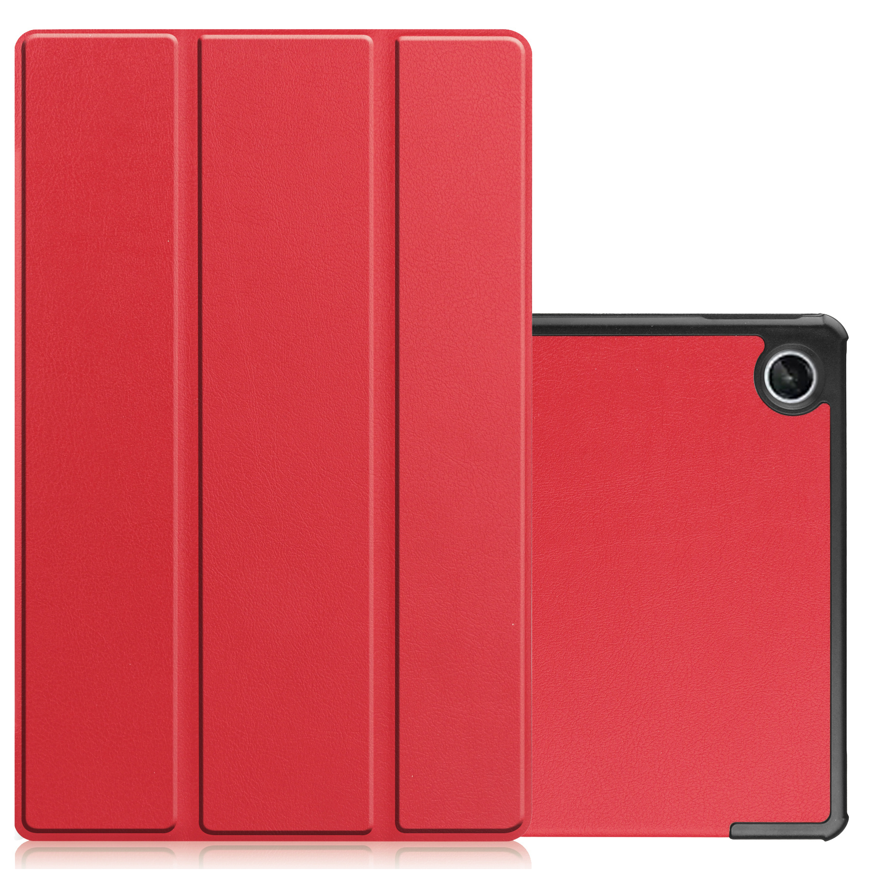 NoXx Hoesje Geschikt voor Lenovo Tab M10 Plus 3rd Gen Hoesje Case Hard Cover Hoes Book Case - Rood