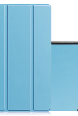 NoXx Hoesje Geschikt voor Lenovo Tab M10 Plus 3rd Gen Hoesje Case Hard Cover Hoes Book Case - Lichtblauw