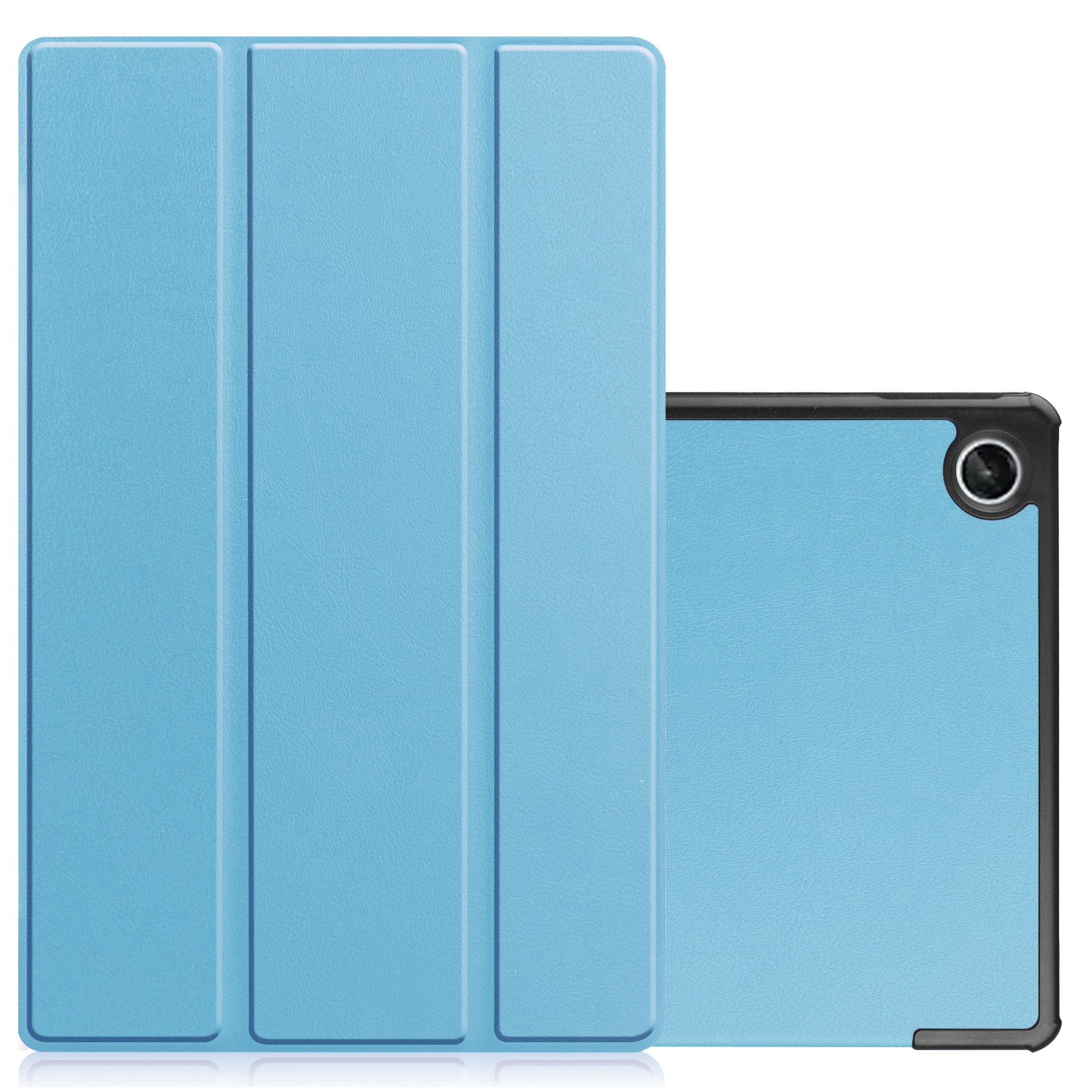 NoXx Hoesje Geschikt voor Lenovo Tab M10 Plus 3rd Gen Hoesje Case Hard Cover Hoes Book Case - Lichtblauw