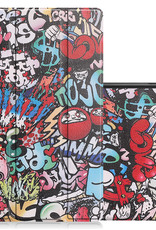 NoXx Hoesje Geschikt voor Lenovo Tab M10 Plus 3rd Gen Hoesje Case Hard Cover Hoes Book Case - Graffity