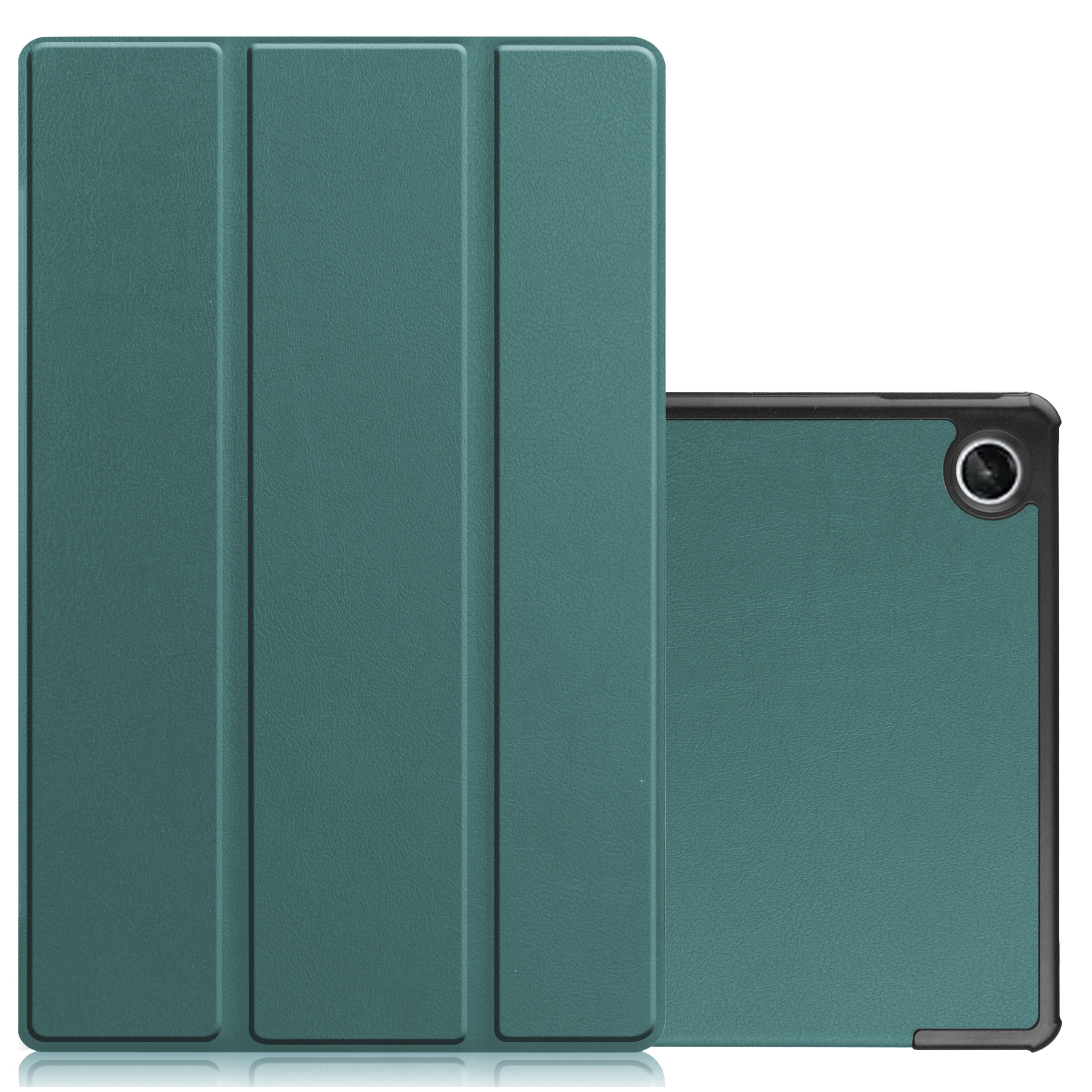 NoXx Hoesje Geschikt voor Lenovo Tab M10 Plus 3rd Gen Hoesje Case Hard Cover Hoes Book Case - Donkergroen