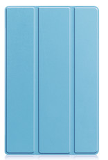 BASEY. Hoesje Geschikt voor Lenovo Tab M10 Plus 3rd Gen Hoes Case Tablet Hoesje Tri-fold - Hoes Geschikt voor Lenovo Tab M10 Plus (3e Gen) Hoesje Hard Cover Bookcase Hoes - Lichtblauw