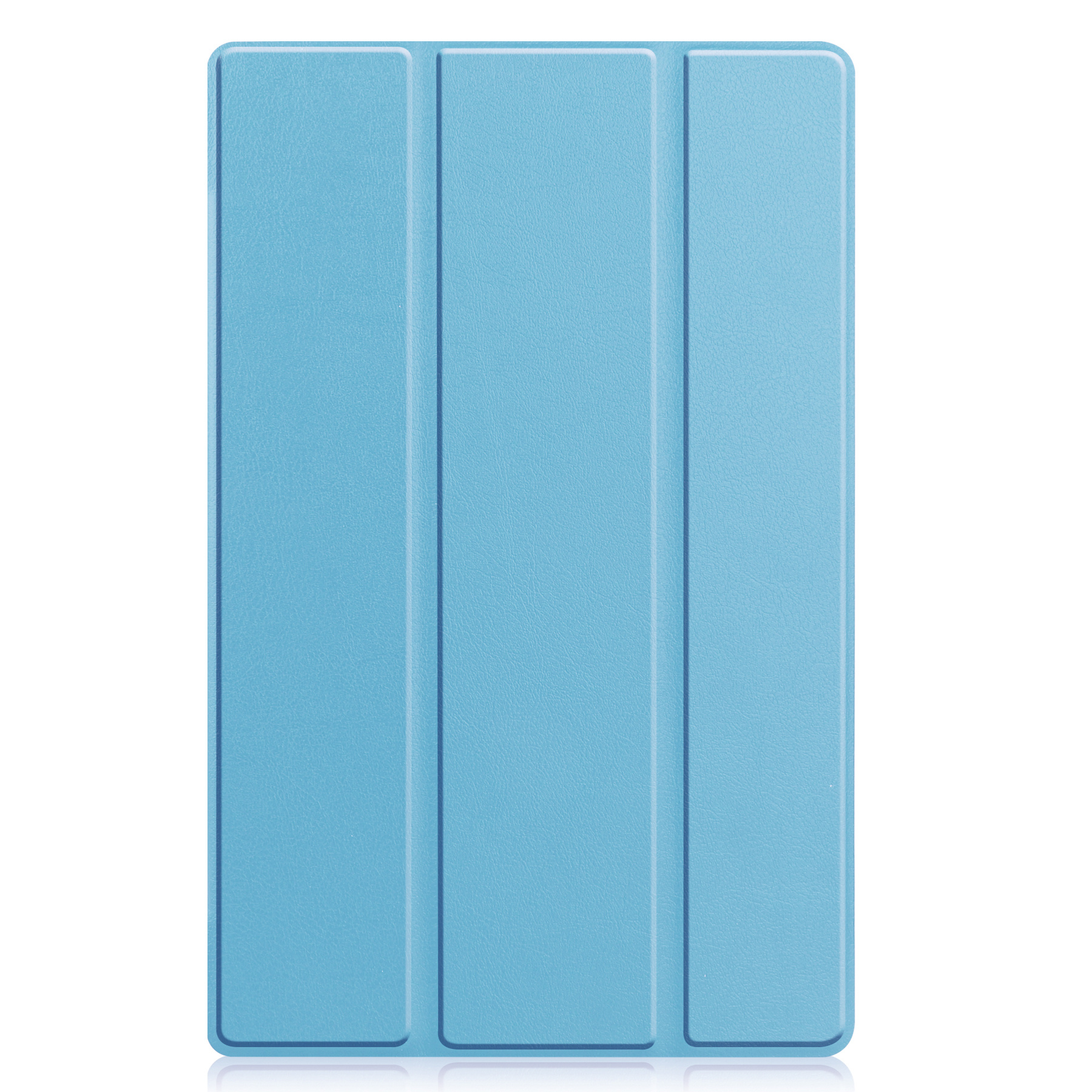 BASEY. Hoesje Geschikt voor Lenovo Tab M10 Plus 3rd Gen Hoes Case Tablet Hoesje Tri-fold - Hoes Geschikt voor Lenovo Tab M10 Plus (3e Gen) Hoesje Hard Cover Bookcase Hoes - Lichtblauw