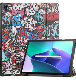 BASEY. BASEY. Lenovo Tab M10 Plus (3e generatie) Hoes - Graffity