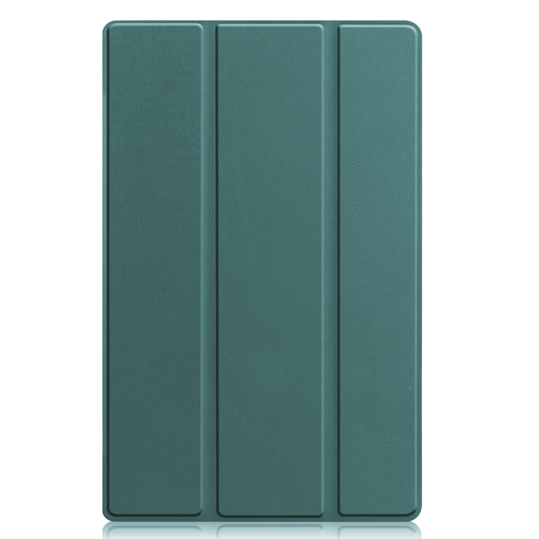 BASEY. Hoesje Geschikt voor Lenovo Tab M10 Plus 3rd Gen Hoes Case Tablet Hoesje Tri-fold Met Screenprotector - Hoes Geschikt voor Lenovo Tab M10 Plus (3e Gen) Hoesje Hard Cover Bookcase Hoes - Donkergroen