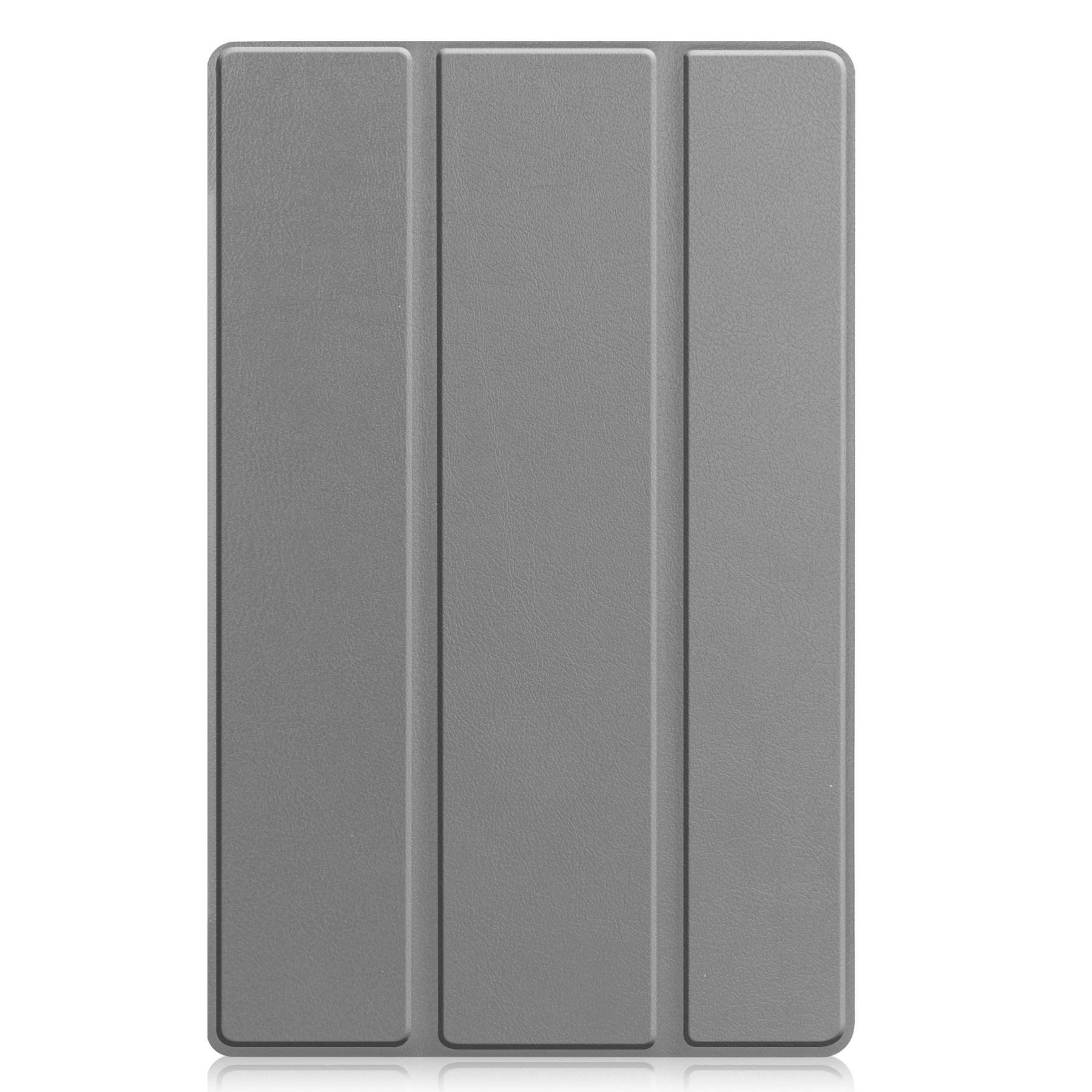 BASEY. Hoesje Geschikt voor Lenovo Tab M10 Plus 3rd Gen Hoes Case Tablet Hoesje Tri-fold Met Screenprotector - Hoes Geschikt voor Lenovo Tab M10 Plus (3e Gen) Hoesje Hard Cover Bookcase Hoes - Grijs