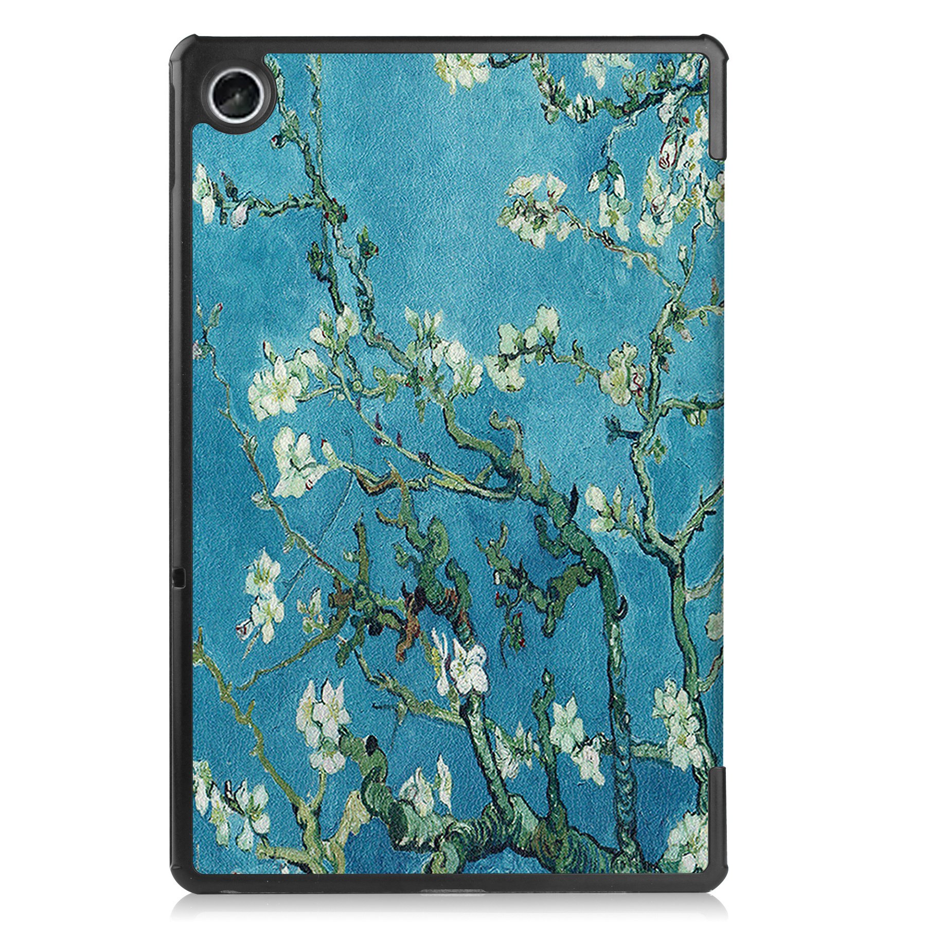 NoXx Hoesje Geschikt voor Lenovo Tab M10 Plus 3rd Gen Hoesje Case Hard Cover Hoes Book Case Met Screenprotector - Bloesem