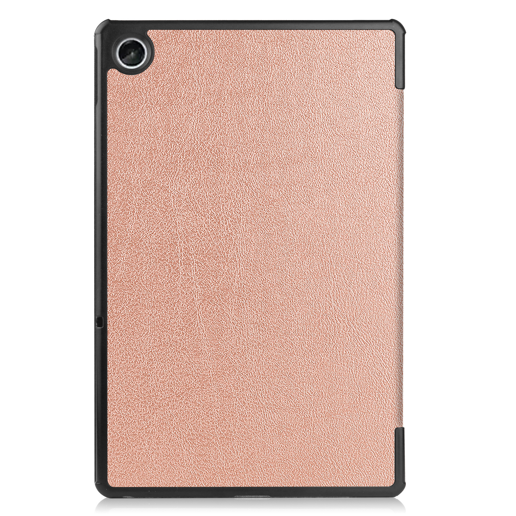 Lenovo Tab M10 Plus (Gen 3) Hoesje Case Hard Cover Hoes Book Case Met Screenprotector - Rosé Goud
