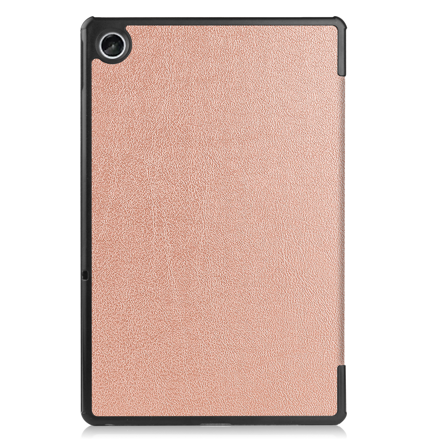 NoXx Hoesje Geschikt voor Lenovo Tab M10 Plus 3rd Gen Hoesje Case Hard Cover Hoes Book Case Met Screenprotector - Rosé goud