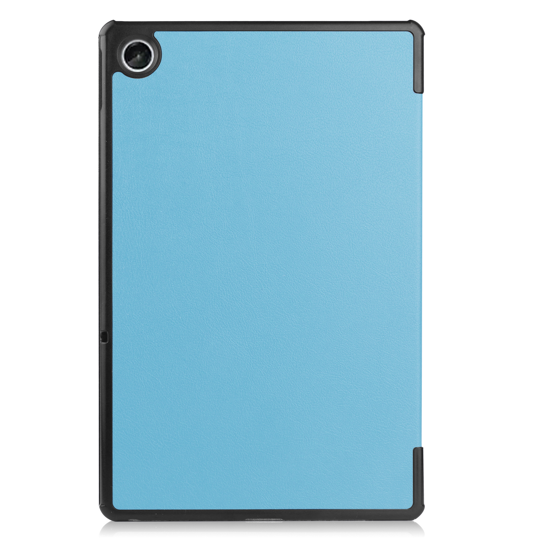 Nomfy Hoes Geschikt voor Lenovo Tab M10 Plus 3rd Gen Hoes Tri-fold Tablet Hoesje Case Met Screenprotector - Hoesje Geschikt voor Lenovo Tab M10 Plus (3e Gen) Hoesje Hardcover Bookcase - Lichtblauw