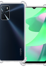 BASEY. Hoes Geschikt voor OPPO A16s Hoesje Shock Proof Case Hoes Siliconen - Hoesje Geschikt voor OPPO A16s Hoes Cover Shockproof - Transparant