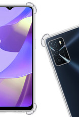 Nomfy Hoesje Geschikt voor OPPO A16s Hoesje Shock Proof Cover Case Shockproof - Hoes Geschikt voor OPPO A16s Hoes Siliconen Back Case - Transparant