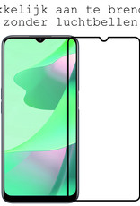 BASEY. OPPO A16s Screenprotector 3D Tempered Glass - OPPO A16s Beschermglas Full Cover - OPPO A16s Screen Protector 3D