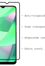 BASEY. Screenprotector Geschikt voor OPPO A16s Screenprotector Beschermglas Full Cover - Screenprotector Geschikt voor OPPO A16s Screen Protector Full Cover - 2 Stuks