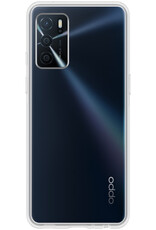 BASEY. Hoes Geschikt voor OPPO A16s Hoesje Siliconen Back Cover Case - Hoesje Geschikt voor OPPO A16s Hoes Cover Hoesje - Transparant
