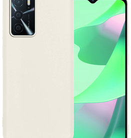 BASEY. BASEY. OPPO A16s Hoesje Siliconen - Wit