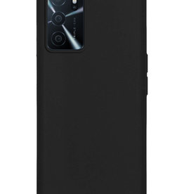 Nomfy Nomfy OPPO A16s Hoesje Siliconen - Zwart