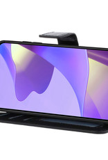 Nomfy Hoesje Geschikt voor OPPO A16s Hoes Bookcase Flipcase Book Cover - Hoes Geschikt voor OPPO A16s Hoesje Book Case - Zwart